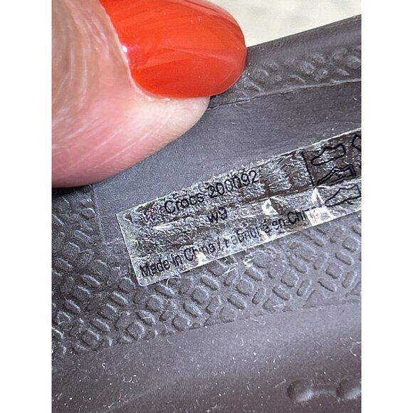 CROCS Taylor Slingback Ballet Flats Women's W9 US9 Brown Slip On Comfort Shoe - Picture 5 of 6